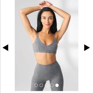 NWOT vitality (balance atheltica) midnight static color sports bra